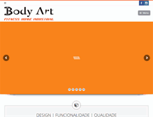 Tablet Screenshot of bodyart.com.br