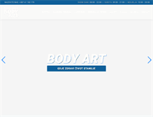 Tablet Screenshot of bodyart.ba